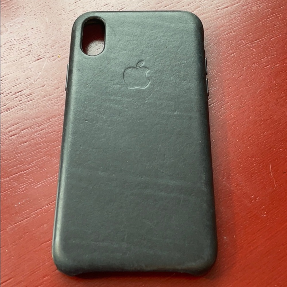 iPhone X Apple leather case